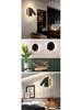Multicolor LED Wall Lamp with Rotatable Head - Modern Atmosphere Spotlight for Bedroom