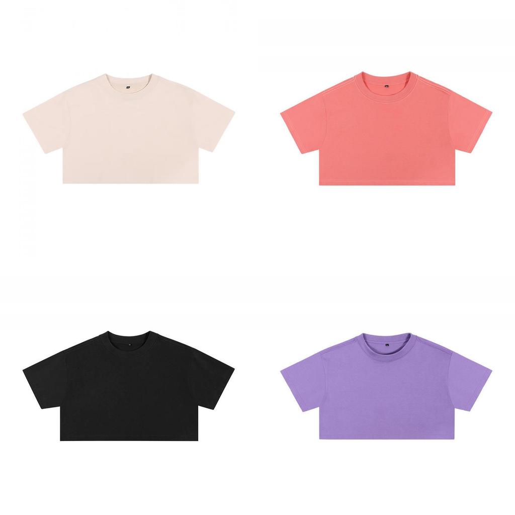 Cotton Short Sleeve T Shirt For Women With Print Streetwear Summer
