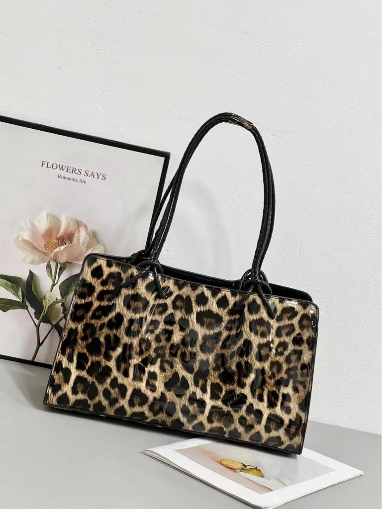 Crocodile Pattern Leather Tote: 2025 Large Capacity Handbag, Single Shoulder or Underarm Bag for Women.