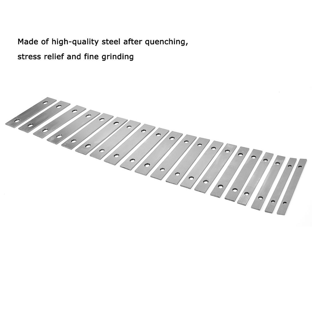 10 pairs Parallel Blocks Adjustable 0.0005 Accuracy 1 8inch Steel Parallel Set