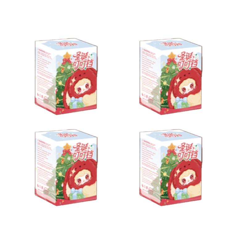 Yooki Christmas Jingle Bells Series Vinyl Plush Blind Box Cute Backpack Pendant Decoration Dolls Trendy Toys Mystery Gifts Cuddly Stuffed Fluffy