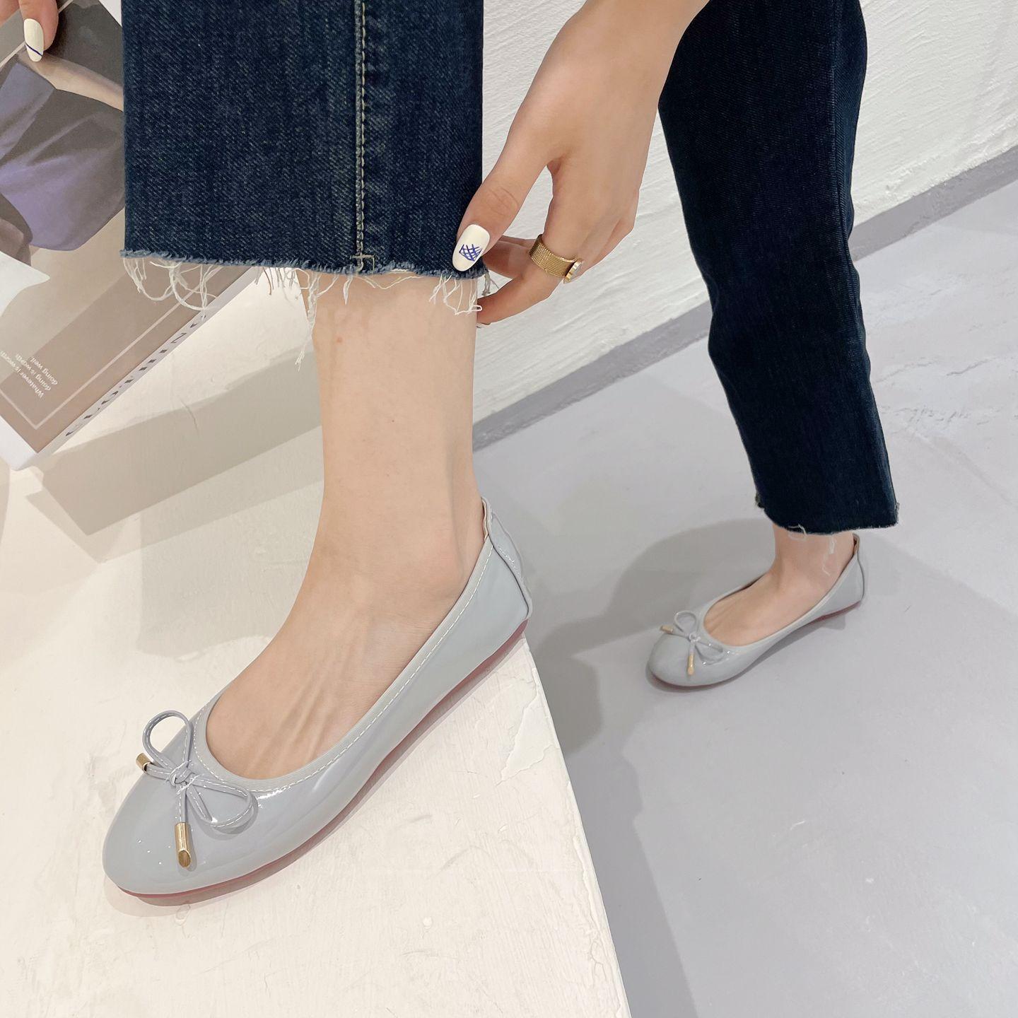 Одиночные туфли Женские туфли на плоской подошве Мягкая повседневная обувь большого — фото 15