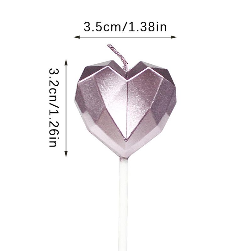 

Love Five Pointed Star Happy Birthday Cake Decoration Candles Year Christmas Cake Decoration