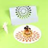 Antihaft Backform mit Druck Einfache Entformung Handwaschbar Manuelle Entformung DIY Dessert Dekoration