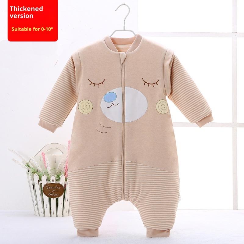 Baby Split Leg Sleeping Bag; Baby Anti-Kick Quilt; Air Conditioning Quilt; Infant Sleeping Bag; Baby Autumn And Winter Sleeping Bag.