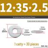 Extra Large Galvanized Metal Flat Washer - Thickened Round Screw Washer M6-M16