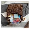 Leopard Print Suede Women's Bag - Autumn/Winter Large Capacity Retro Shoulder Bag, Trendy & Popular for Commuting.