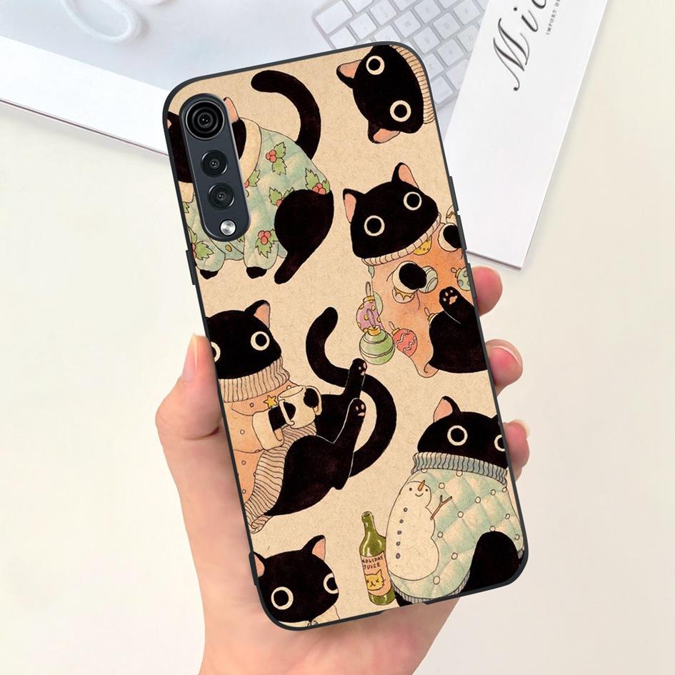 For LG Velvet Case LG Velvet 5G Cover LMG910EMW Shockproof Silicone Fashion Painted Soft Funda For LGVelvet 5G UW LM-G900V Coque