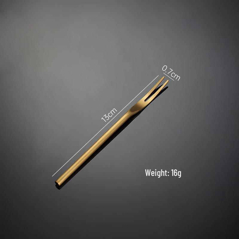 

Qianxing 304 Stainless Steel Golden Dessert Forks