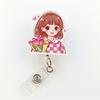 Name Card Clips Nurse Badge Holder Easy Pull Buckle ID Card Holder Retractable Badge Reel  Name Tag