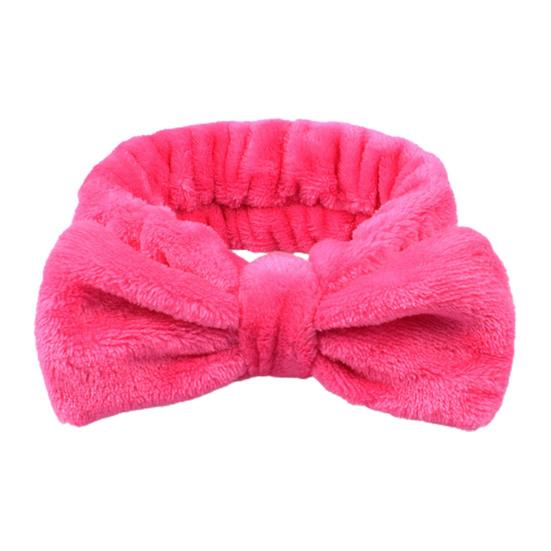 Make-up Hoofdband Effen Kleur Hoge Elasticiteit Huidvriendelijk Strikje Koraalvlies Haarband Haaraccessoires