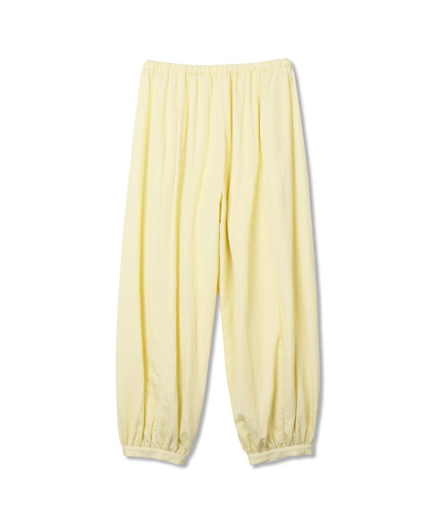 Michikoleondeonkosino Button Detail Shirred Pants Lemon Butter