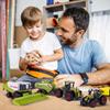 [PACZA][1] Tractor Tractor Agricultural Machinery Farmer Z553 Set