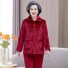 Women's Thickened Winter Pajama Set for Elderly
