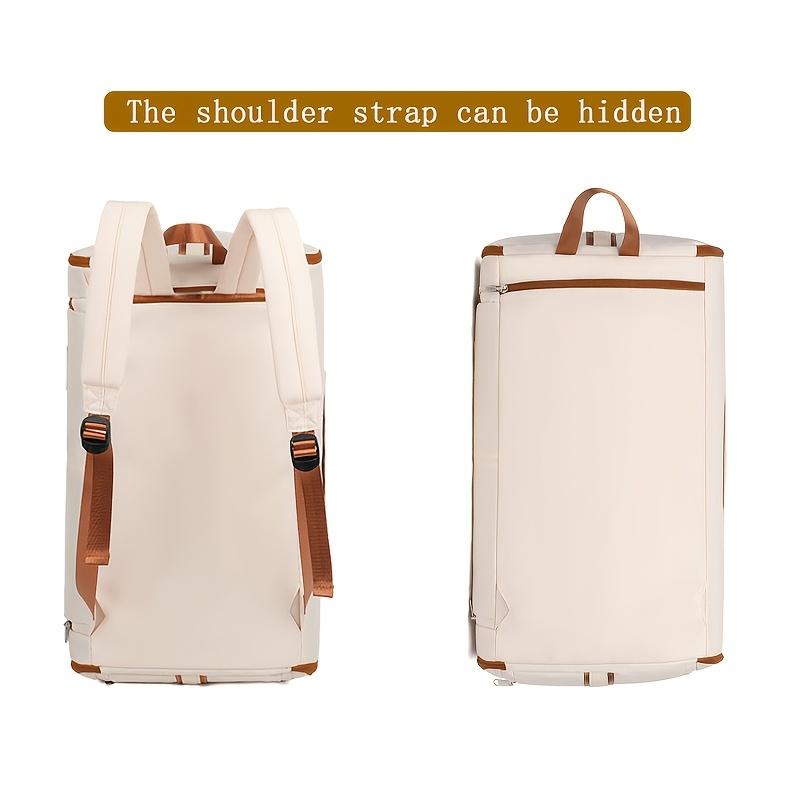 60L Large Travel Bag for Women, Dry Wet Separation, Shoe Compartment. Ideal for Sports & Holidays!