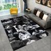 Kpop B-BTS SUGA Agust D Yoon Gi Carpet Rug for Playroom Bedroom Living Room Sofa Home Decor,Area Rug Non-slip Floor Mat Gift