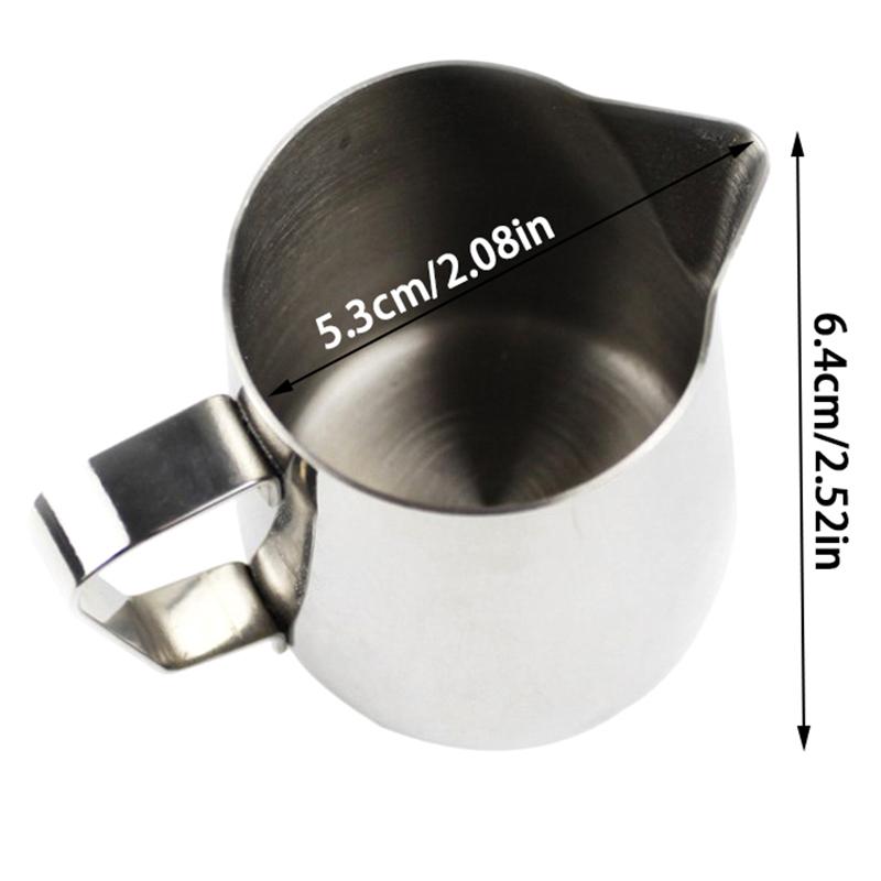 Nerezová džbán na napěnění mléka Espresso Napařovací káva Barista Šálek na napěňovač latte Džbán na pěnu na cappuccino Džbán na mléko