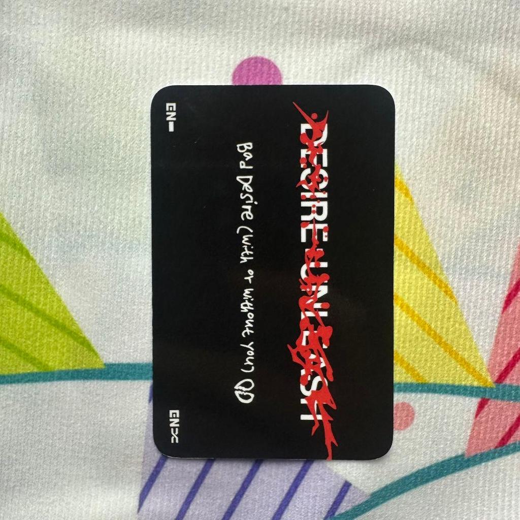 [USED] ENHYPEN Sanok DESIRE: UNLEASH Korean Trading Card Jungwon