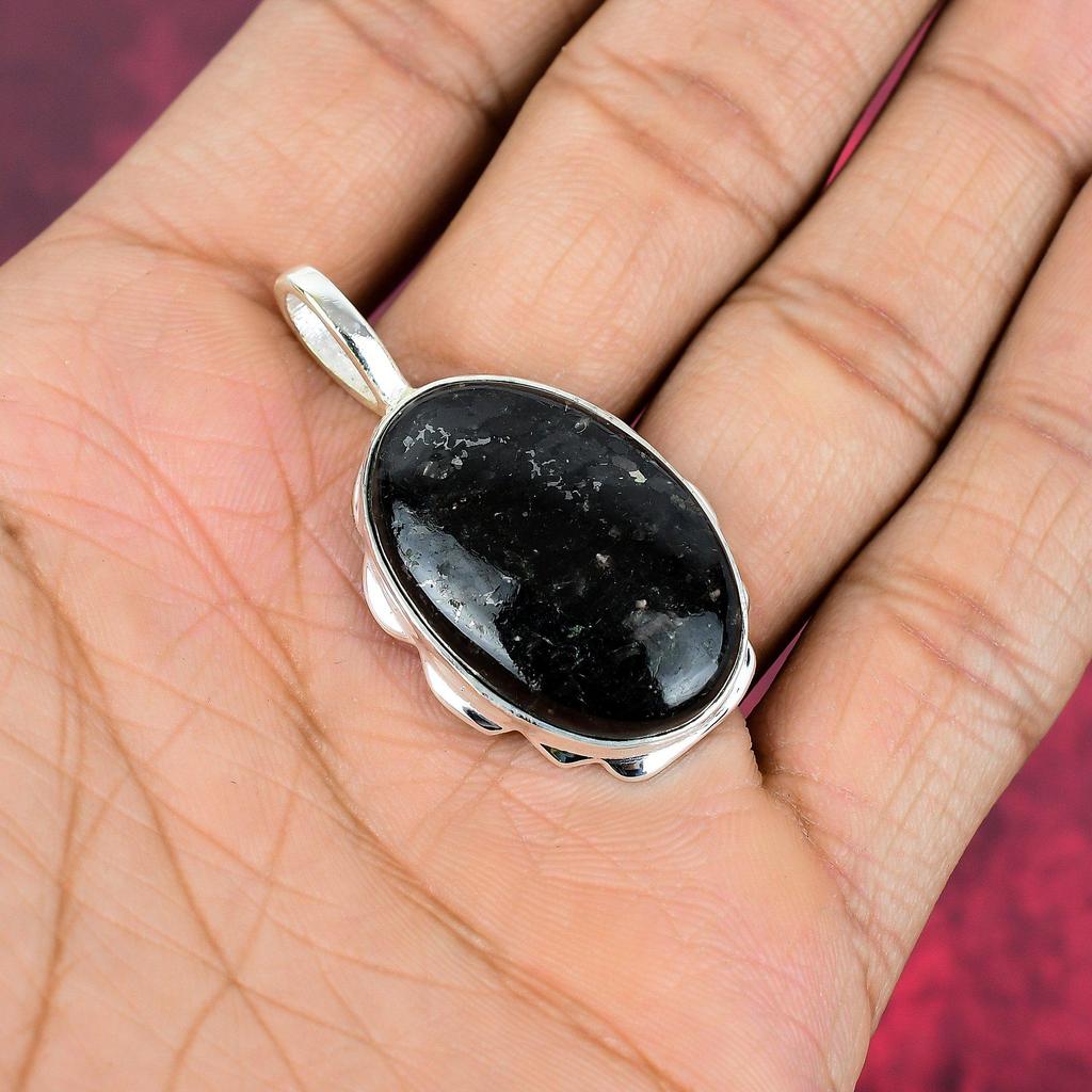 Nummite Pendant, 925 Solid Sterling Silver Gemstone Jewelry, Handmade Pendant, For Thanksgiving