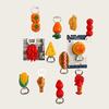 Creative Carrot Beer, Wine Bottle Opener ,Magnetic Refrigerator Sticker with 6 Festive Designs ,Halloween, Hanukkah, Christmas, Easter, Thanksgiving