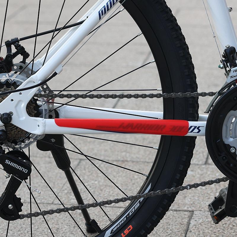 1Pc Bicycle Silicone Chain Guard Frame Protector Silicone Sheet Mountain Bike Road Bike Scratch-Resistant Protective Film
