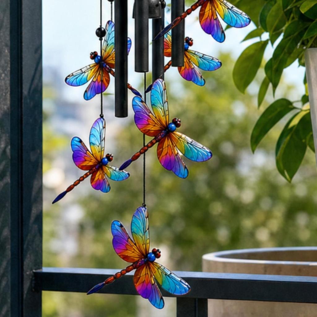Metal Wind Chime Indoor Outdoor Chimes with Hook Suspended for Garden, Balcony, Entryway