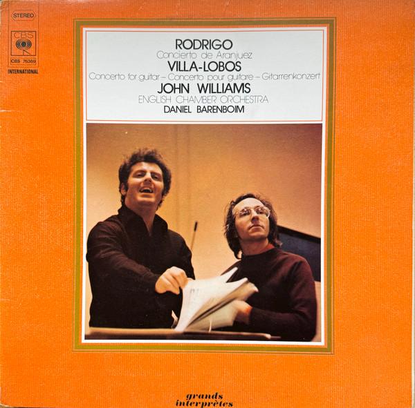 LP Record RODRIGO VILLALOBOS JOHN WILLIA Concierto De Aranjuez Concerto Fo US0090 CBS 1974 Germany Classical Used