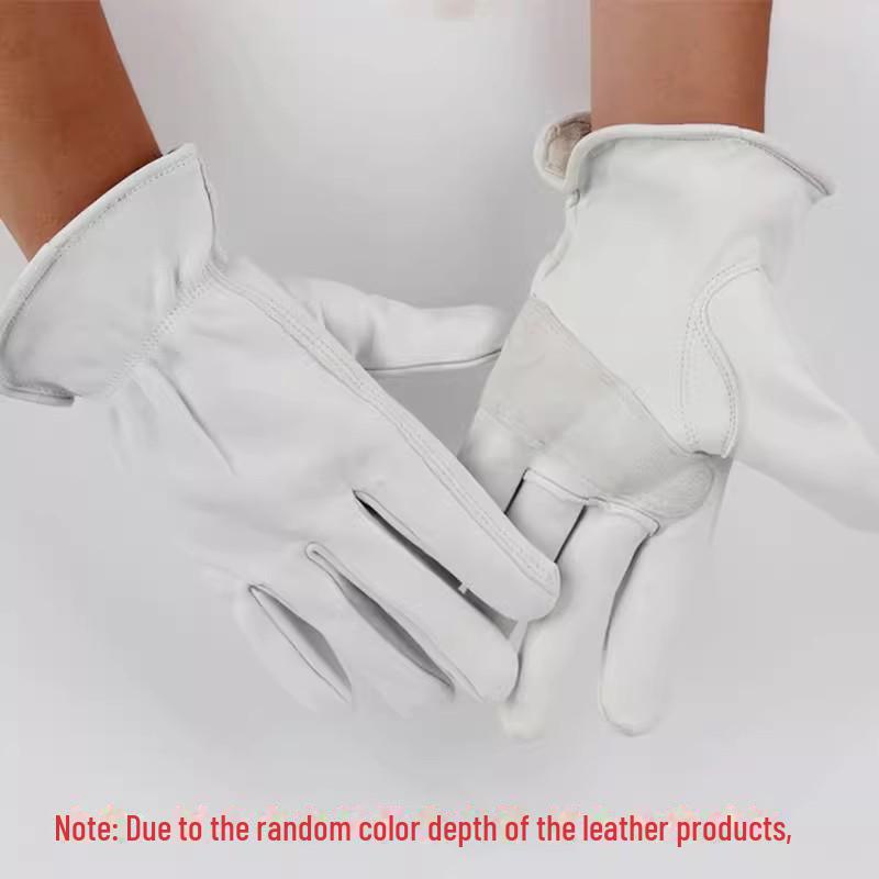 Mănuși de Sudură din Piele de Oaie cu Rezistență la Arc Argon - Respirabile, Rezistente la Uzură, Anti-Opărire, Izolație Flexibilă pentru Întreținerea Sudorului