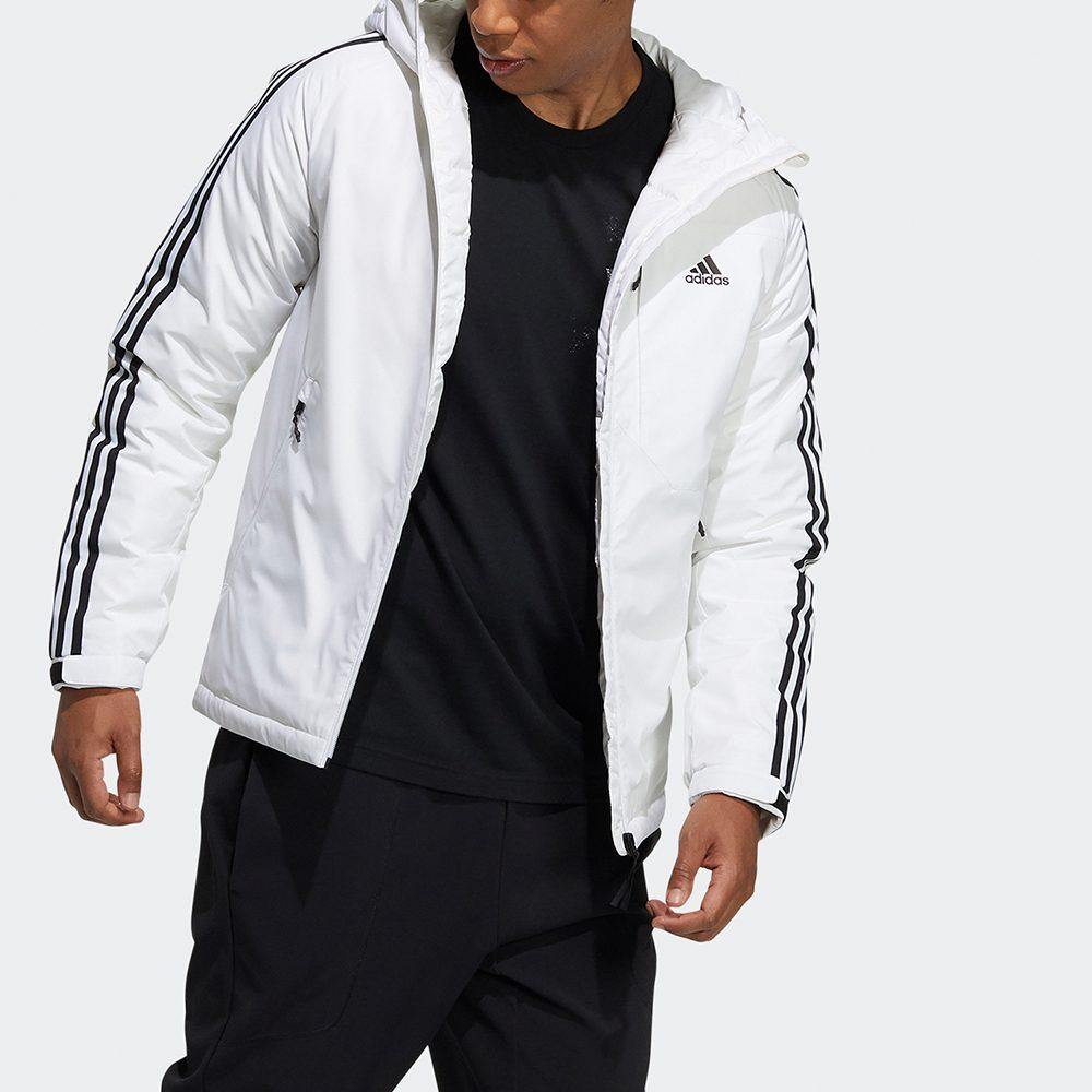 Adidas 3 Stripes Down Jacket Winter Men's White H23089