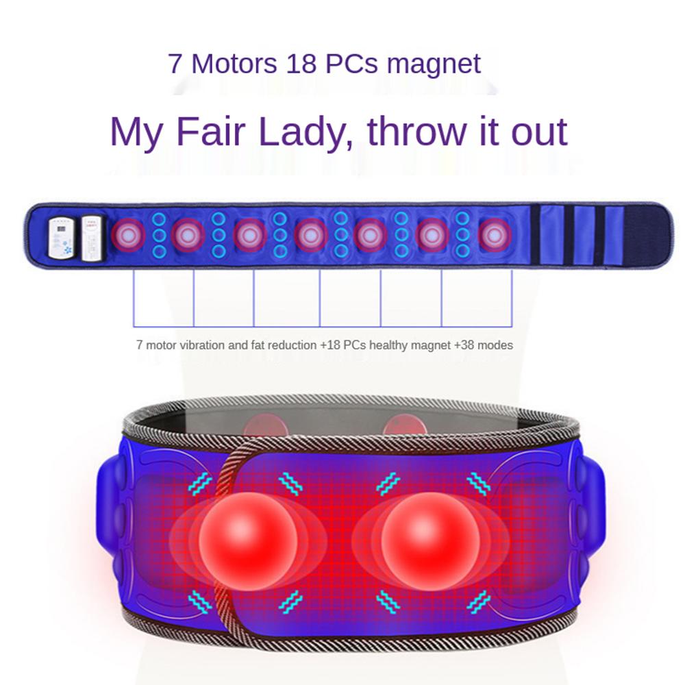 Wireless X7 X8 Sauna Slimming Belt Electric Heating Vibrating Massage Waist Belly Weight Loss Fat Burning  Massager for Slimming