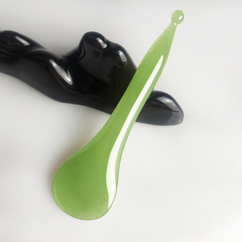 Gouache Scraper Facial Massager Eye Scraping Face Massage Meridian Therapy Guasha Board Body Health Care Gua Sha Plate Tool