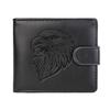 Embossed Eagle PU Leather Retro Wallet for Men, Multi Functional Business, Large Capacity Card Bag, Zero Wallet, Portable