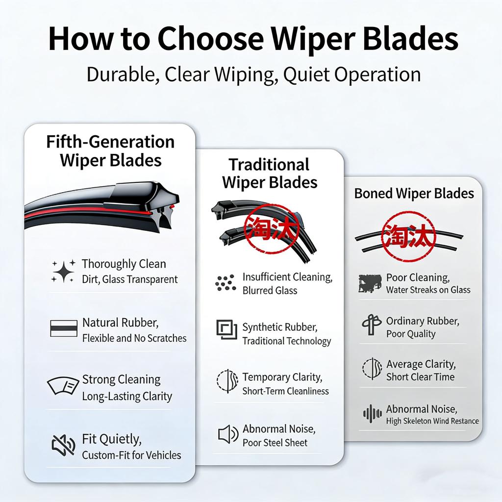 Suitable for BMW X3 2004-2010 22-inch + 20-inch U-shaped Wiper