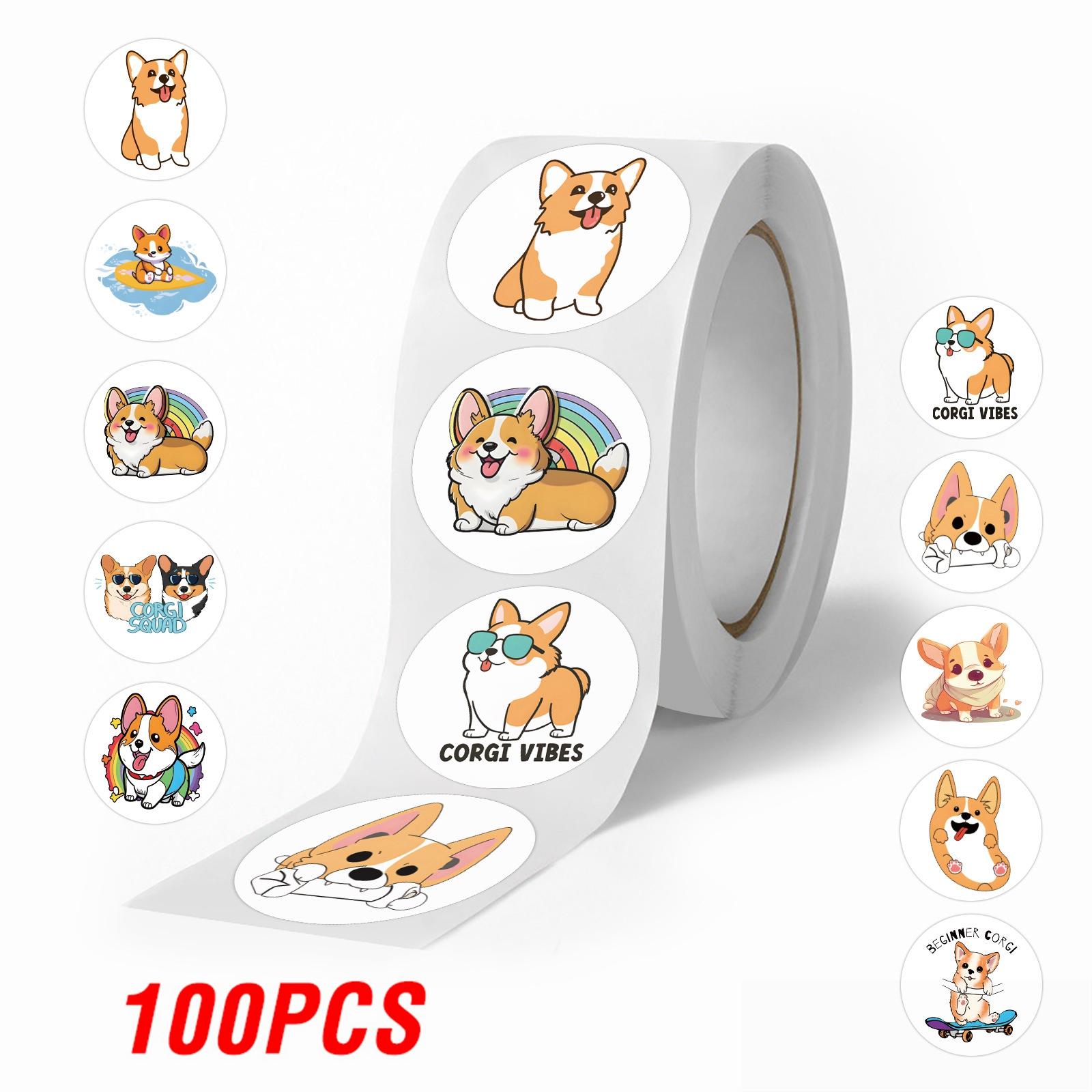 100-500Pcs High-Quality Cute High-Quality Cartoon High-Quality Dog High-Quality Stickers High-Quality For Youngsters High-Quality Children S