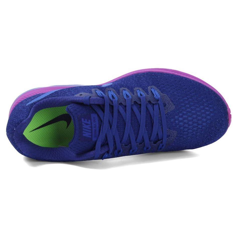 Nike All Out Zoom Durable Low Top Running Shoes Women Sneakers Blue 878671-404