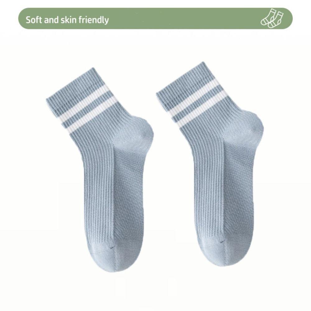 Sweat Absorbing Women's Socks Thin Sports Socks Soft Mid Tube Socks  Spring