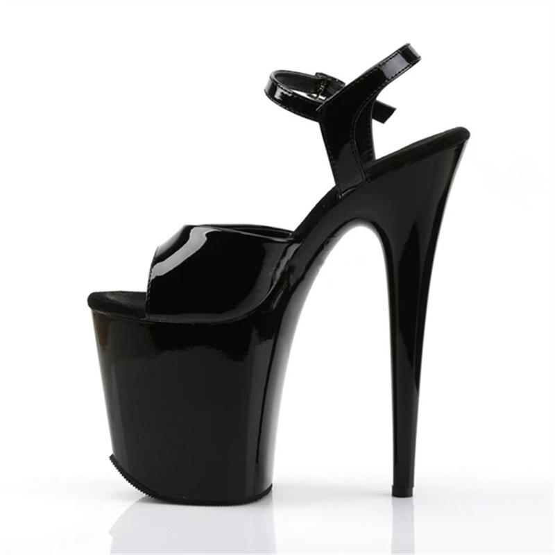 26Cm hate sky high shoes stiletto open-toed sandals, super high heels small size shoes