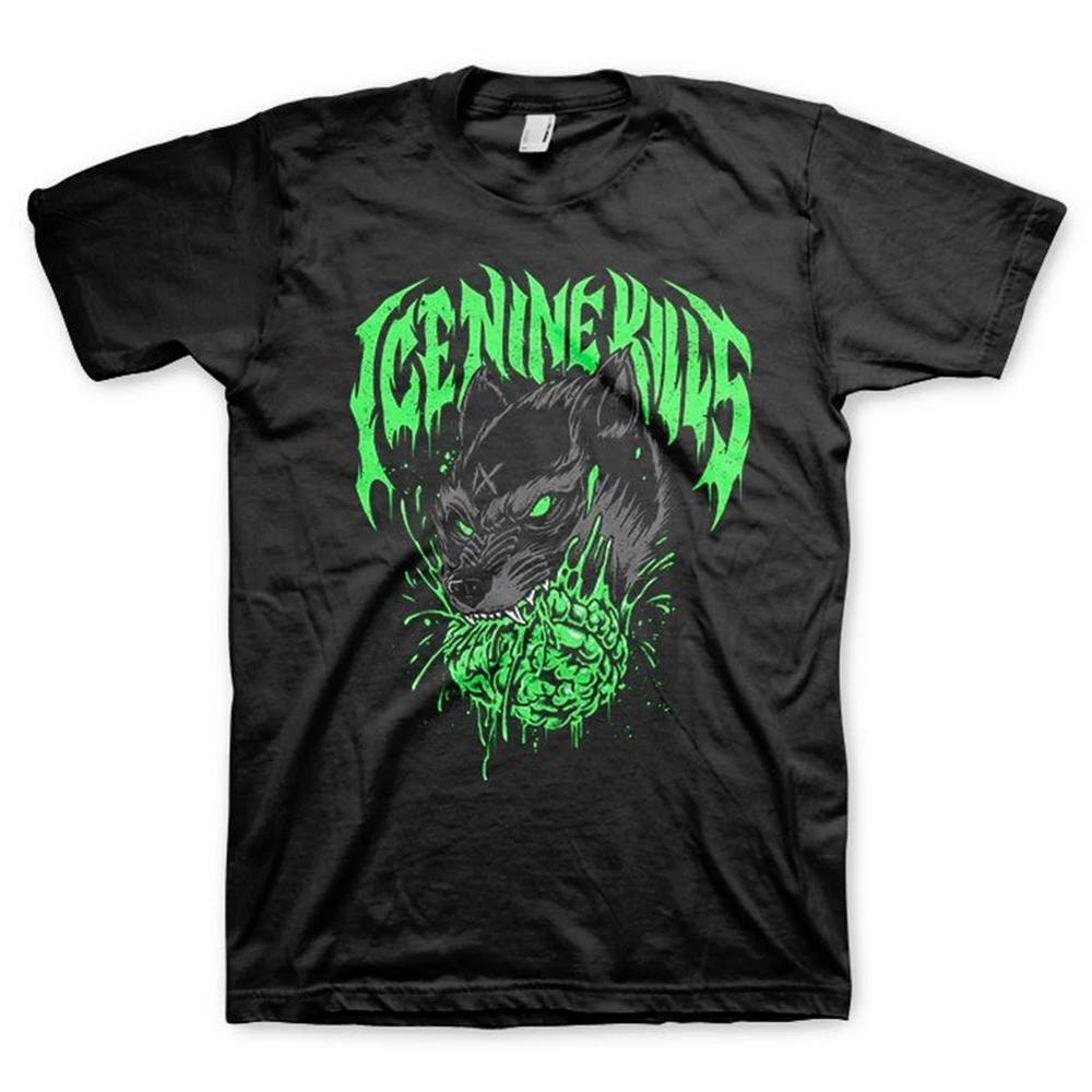 Band Ice Nine Kills TShirt Wolf Eating Brain Shirt New M