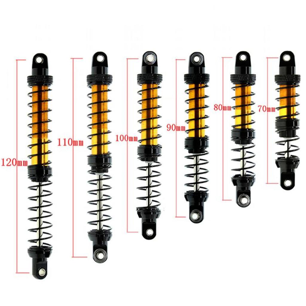 4pcs Adjustable 70mm Metal Shock Absorber Damper for 1 10 CC01 Remote Control Crawler Off road Car
