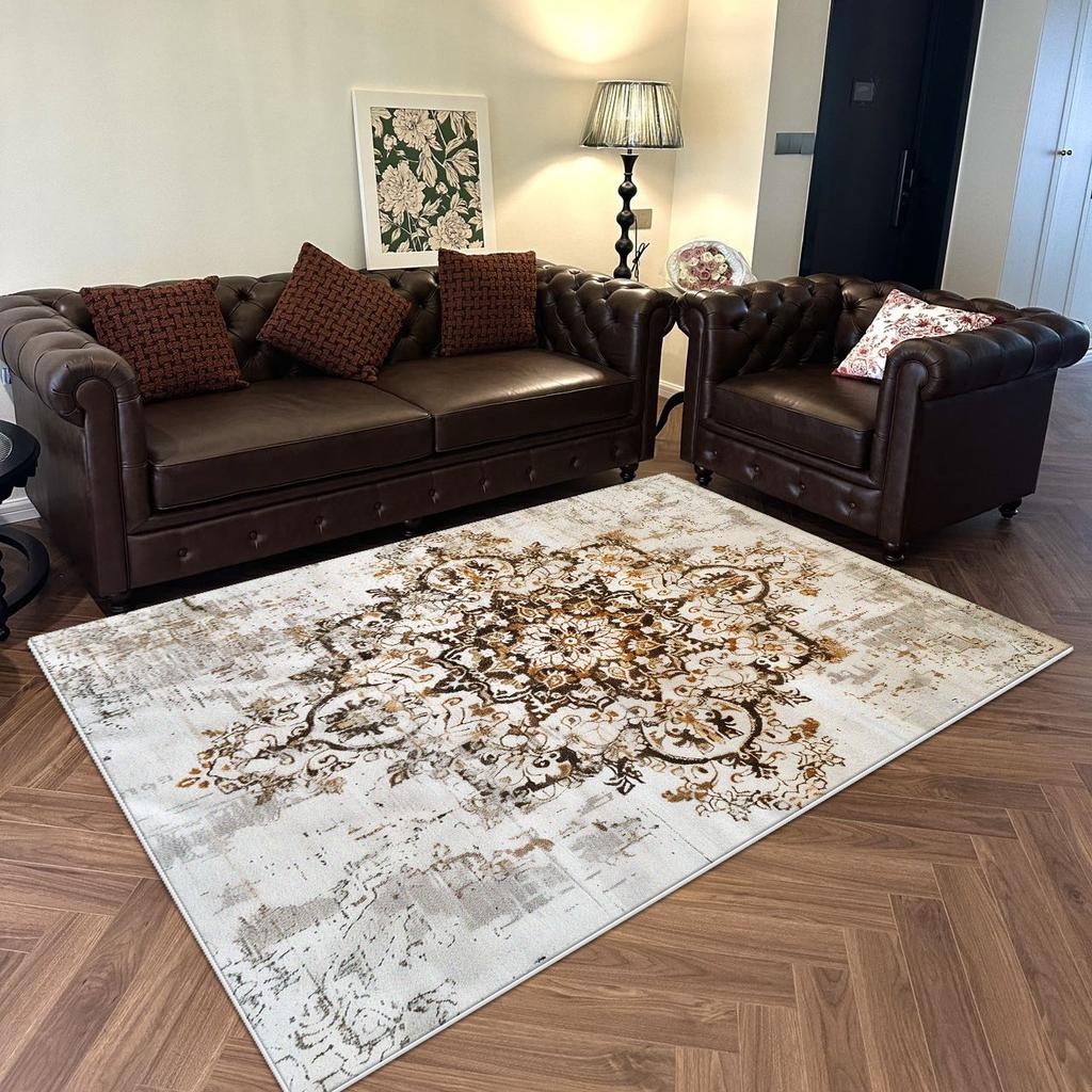 Vintage Persian Carpet for Living Room Decoration Carpets Large Bedroom Luxury Lounge Rugs 200x300 Non-slip Washable Floor Mat