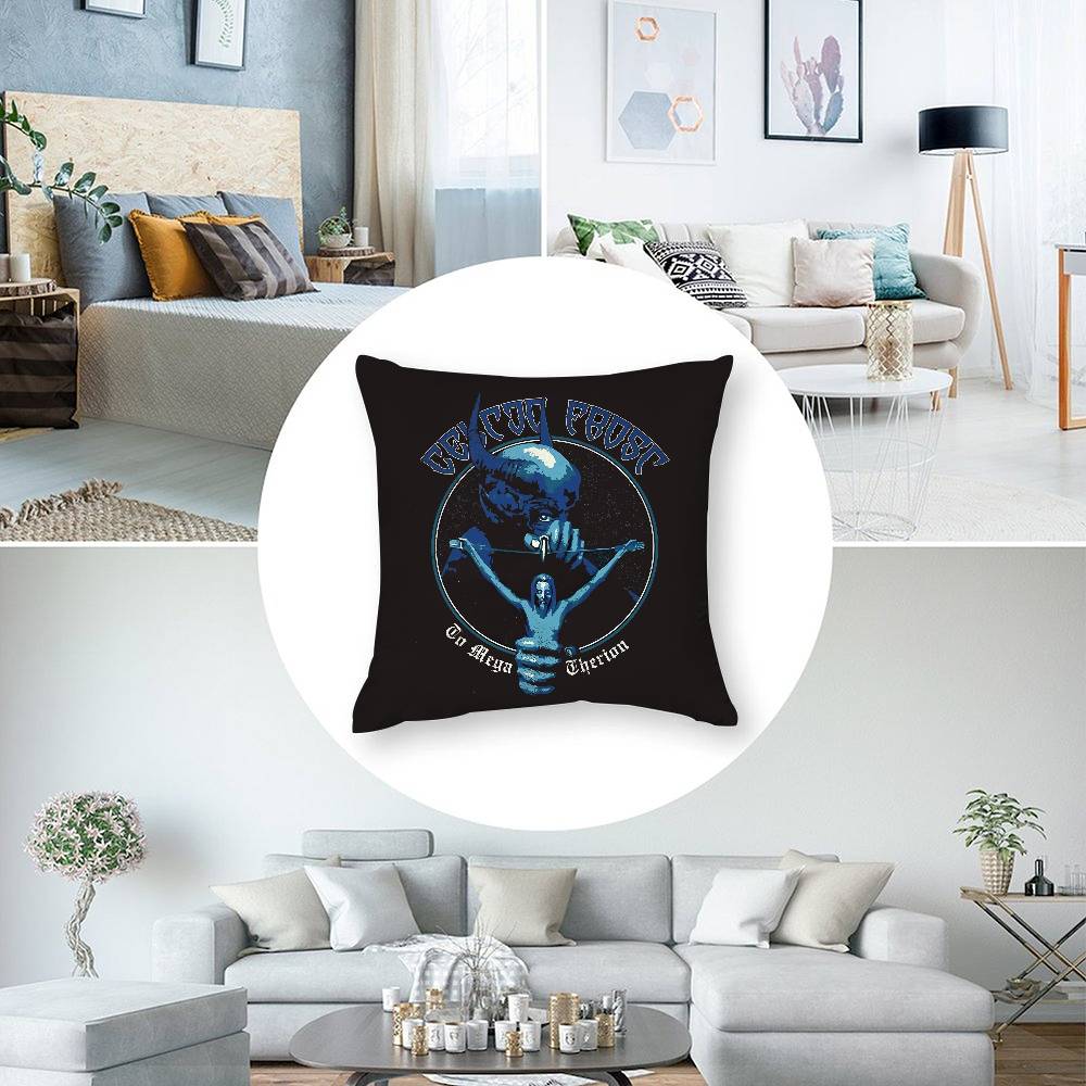 C-Celtic-Frosts Band Pillow Case Plush Fabric Soft Pillowcase Double Sided Print Cushion Cover Household Gifts