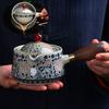 Chinese Style Kung Fu Travel Ceramic Tea Set Portable Teapot Set with 360 Rotation Tea Make Teacup Cup for Tea Gift Bag 2025 New