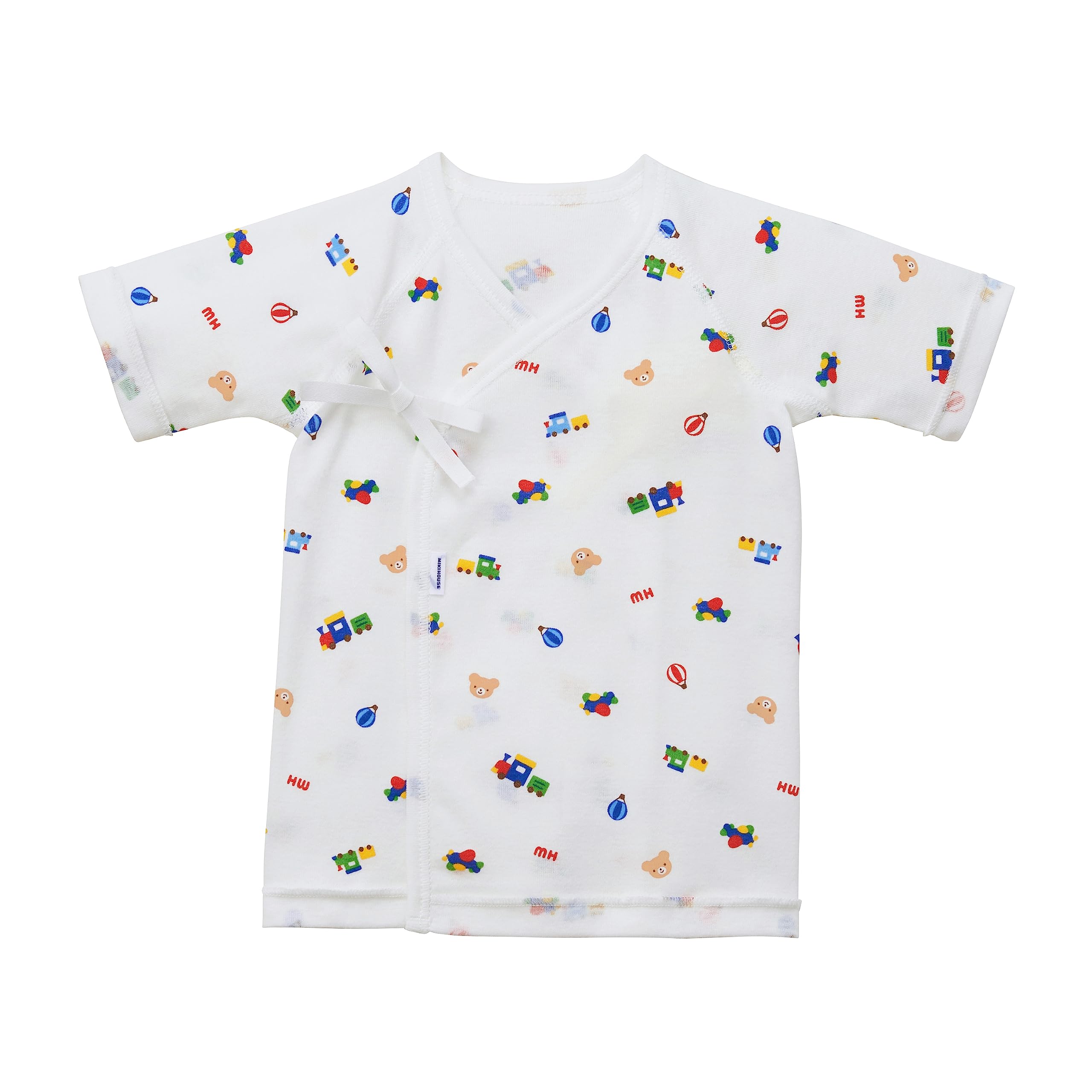 

MIKI HOUSE Детские шорты Сделано для мальчиков и детская майка, 100% хлопок, Япония, Для девочек, Одежда, Новорожденный, 50 см, Синий, 40-2106-382 синий