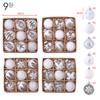 6 Cm Diameter Christmas Balls Indoor And Outdoor Set Of 9 Christmas Balls Anniversary Decor Indoor And Outdoor Decor