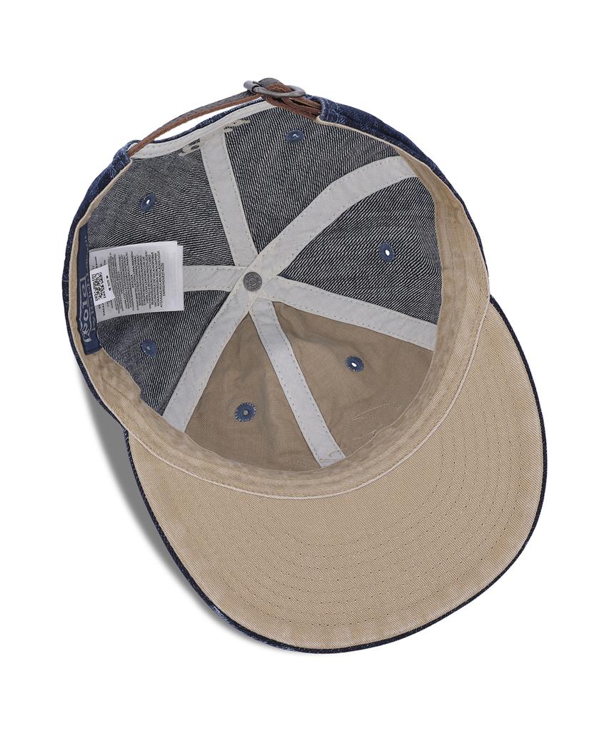 POLO RALPH LAUREN Ralph Logo Denim Ball Cap - Navy