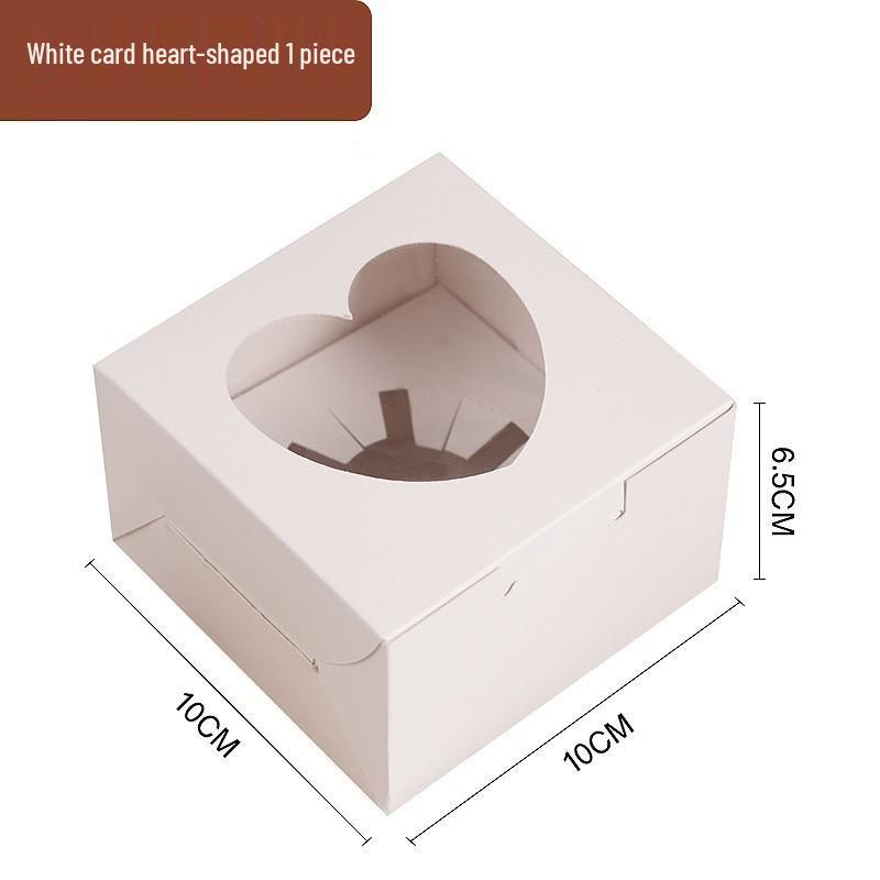 Transparent Window Cake, Muffin, and Cupcake Box for Packaging and Takeout