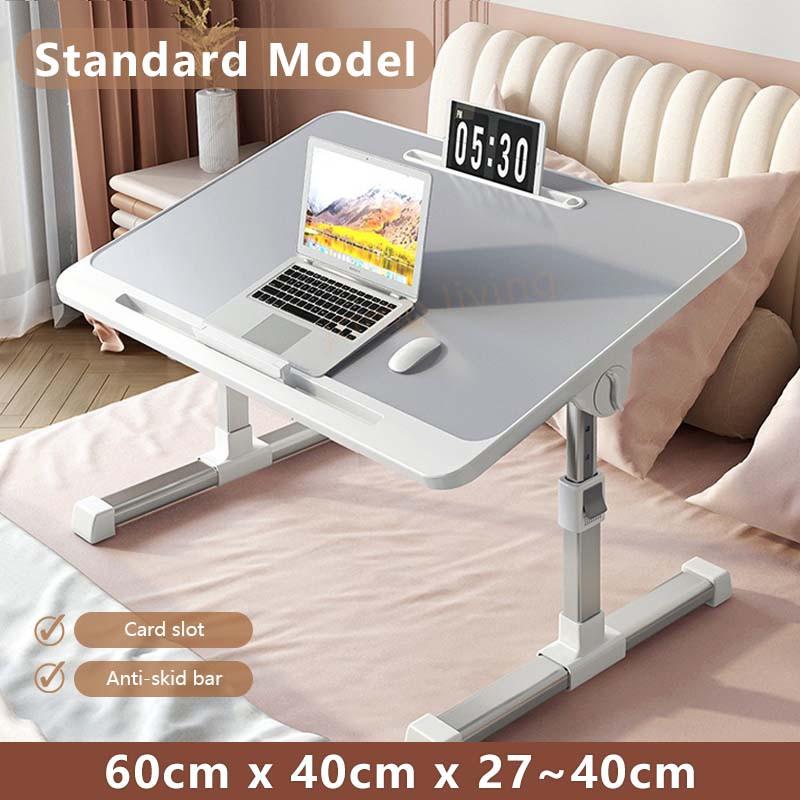 Adjustable Notebook Stand Grey Foldable Lift Small Table Household Portable Laptop Desk Bedside Standard