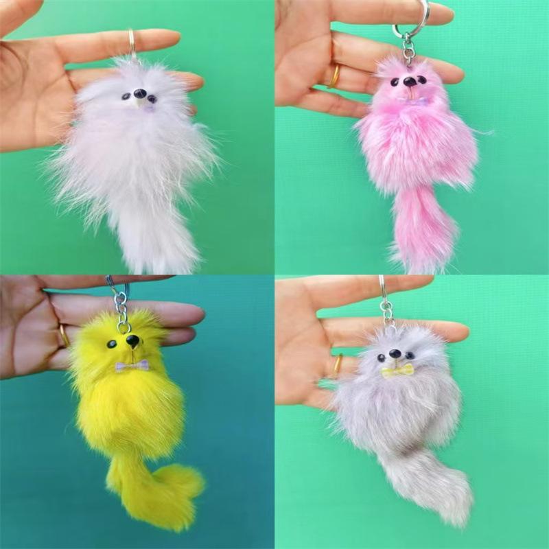4-inch Plush Pendant Cute Little Rabbit Doll Keychain Doll Bag Hanging Ornament Pendant Plush