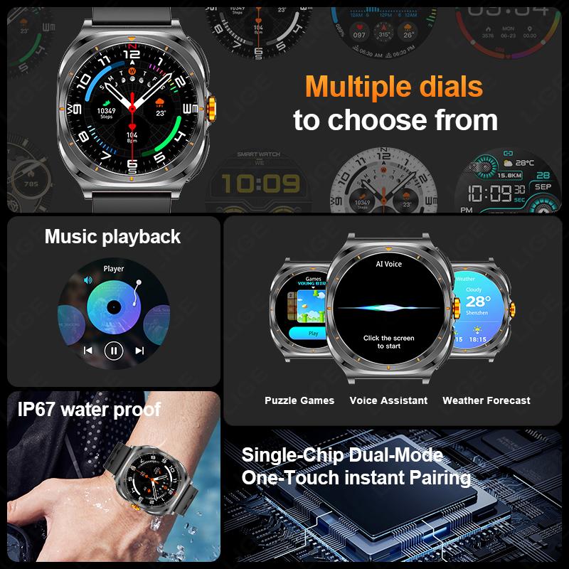New TWS 2-In-1 Headset Smart Watch Bluetooth Call Men Watches 400mAh Battery Heart Rate Play Music Smartwatch Women