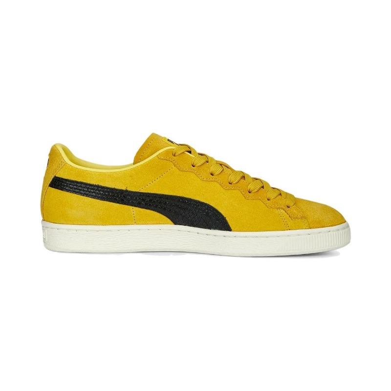 Staple x PUMA Wildleder Unisex Low-Top Sneaker Gelb Schwarz 391567-01